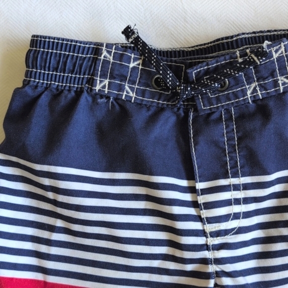 carter's striped colorblock swim trunks 18 months baby boy - Picture 2 of 5